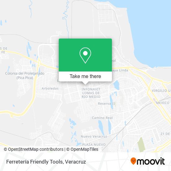 Ferretería Friendly Tools map