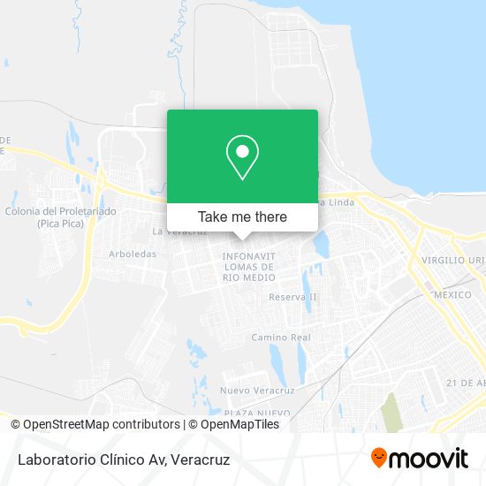 Laboratorio Clínico Av map