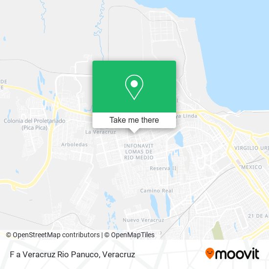 F a Veracruz Rio Panuco map