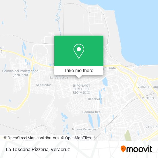 La Toscana Pizzería map