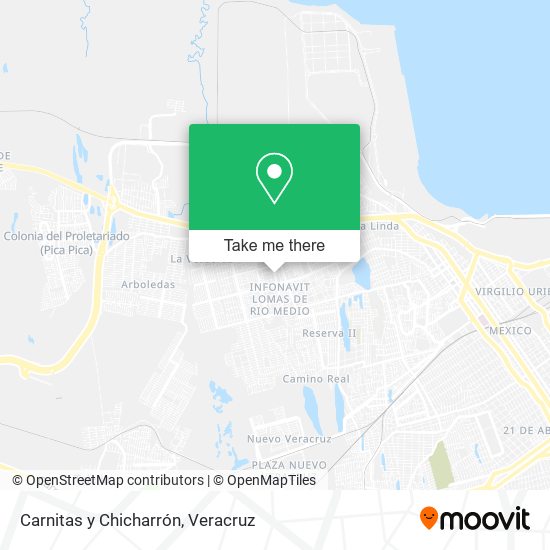 Carnitas y Chicharrón map