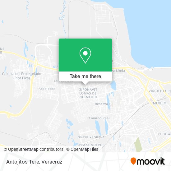 Mapa de Antojitos Tere
