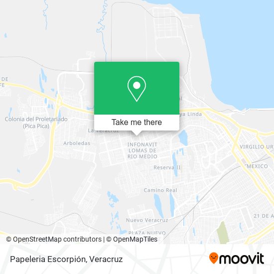 Mapa de Papeleria Escorpión