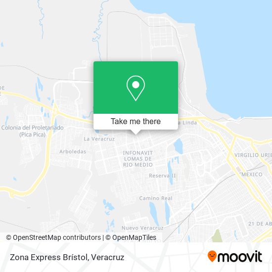 Zona Express Brístol map