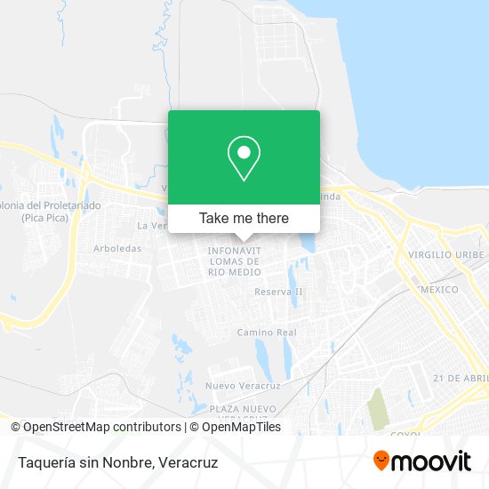 Taquería sin Nonbre map