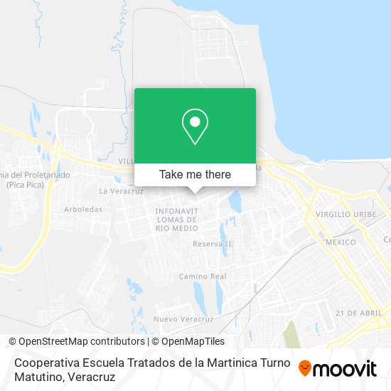 Cooperativa Escuela Tratados de la Martinica Turno Matutino map