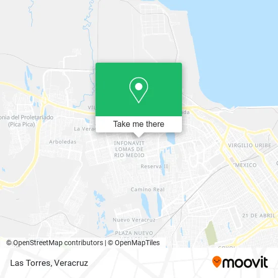 Las Torres map