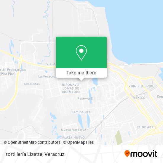 tortillería Lizette map