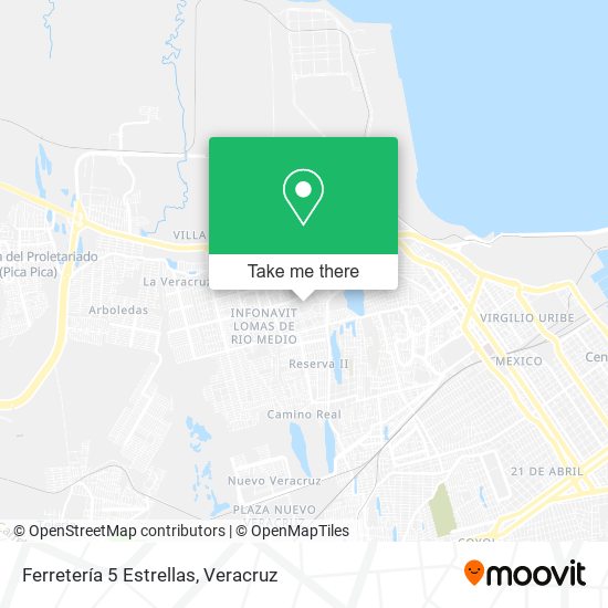 Mapa de Ferretería 5 Estrellas
