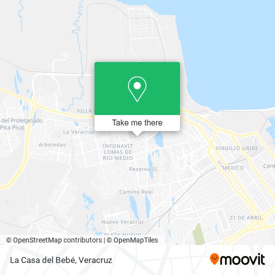 Mapa de La Casa del Bebé