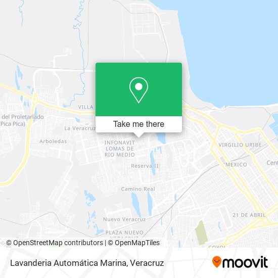 Lavanderia Automática Marina map