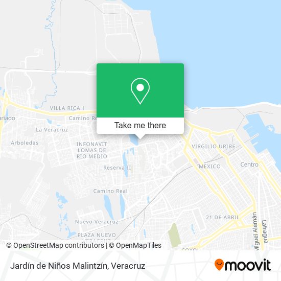 Jardín de Niños Malintzín map