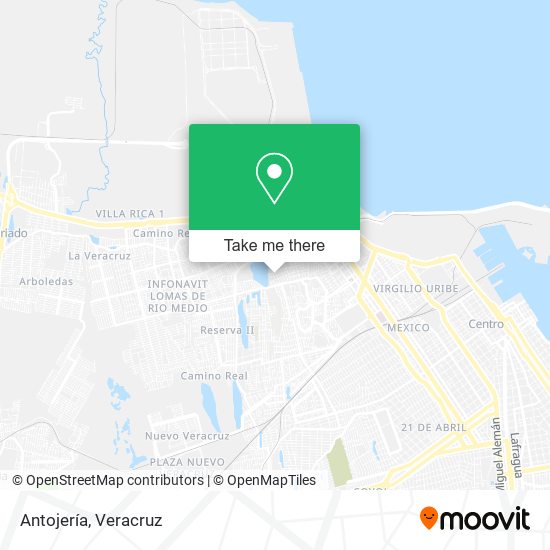 Mapa de Antojería