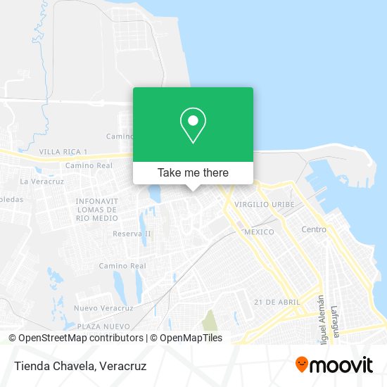 Mapa de Tienda Chavela