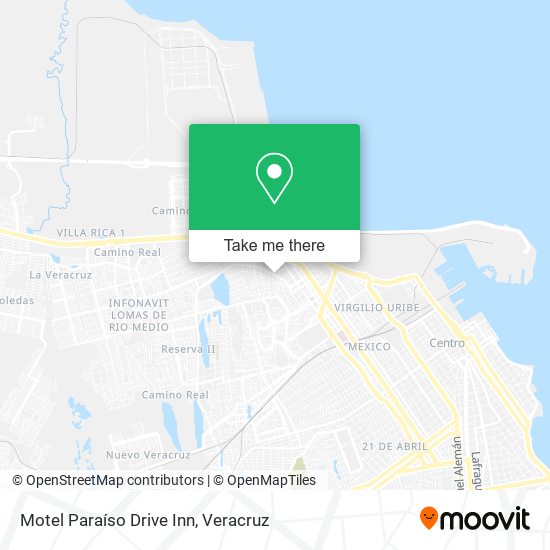 Motel Paraíso Drive Inn map