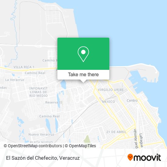 El Sazón del Chefecito map