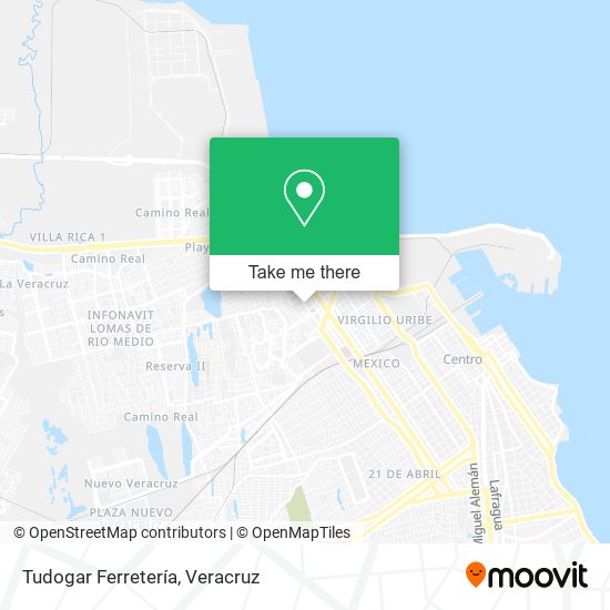 Tudogar Ferretería map