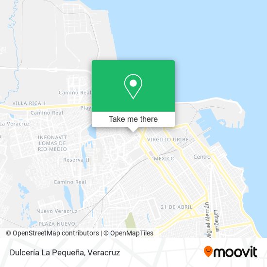 Dulcería La Pequeña map