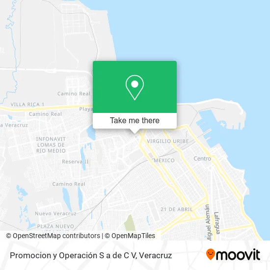 Promocion y Operación S a de C V map