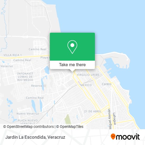 Mapa de Jardín La Escondida