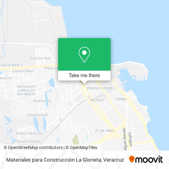 Materiales para Construcción La Glorieta map