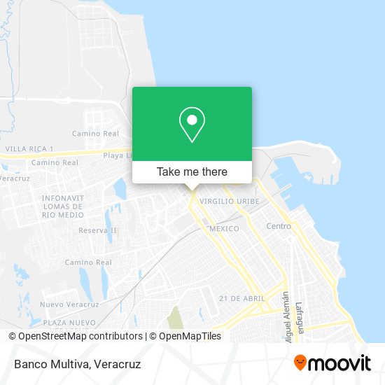 Mapa de Banco Multiva