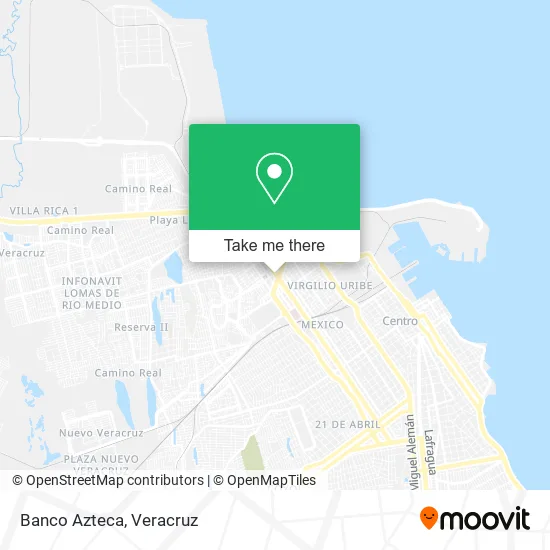 Banco Azteca map