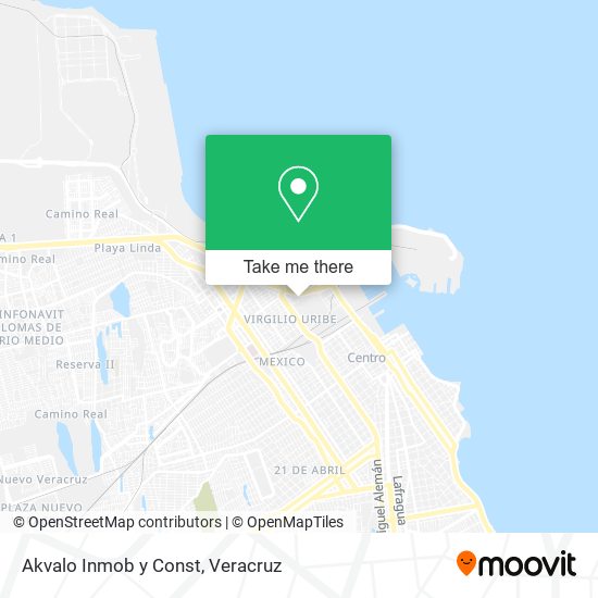 Mapa de Akvalo Inmob y Const