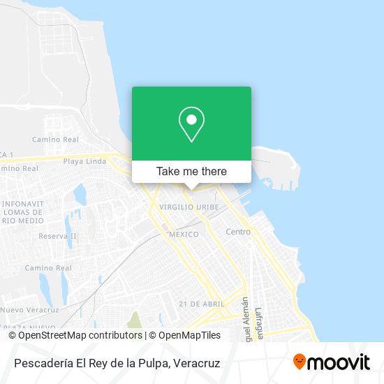 Pescadería El Rey de la Pulpa map