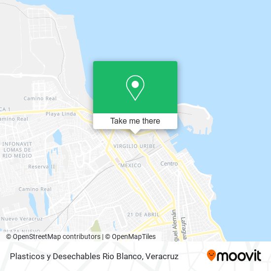 Plasticos y Desechables Rio Blanco map
