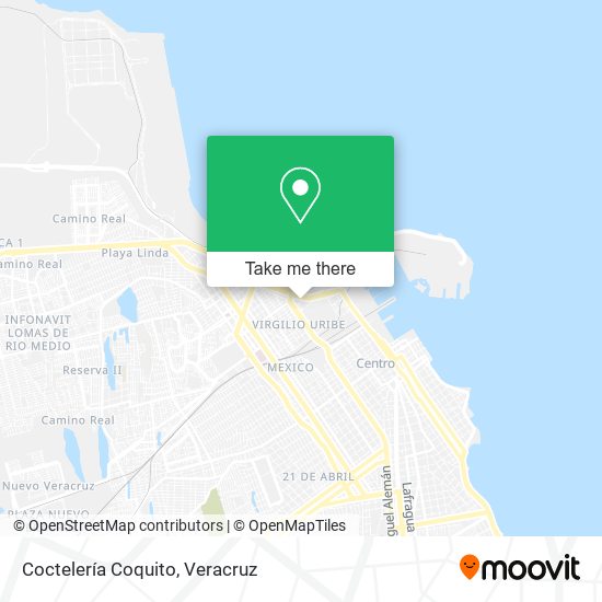 Mapa de Coctelería Coquito