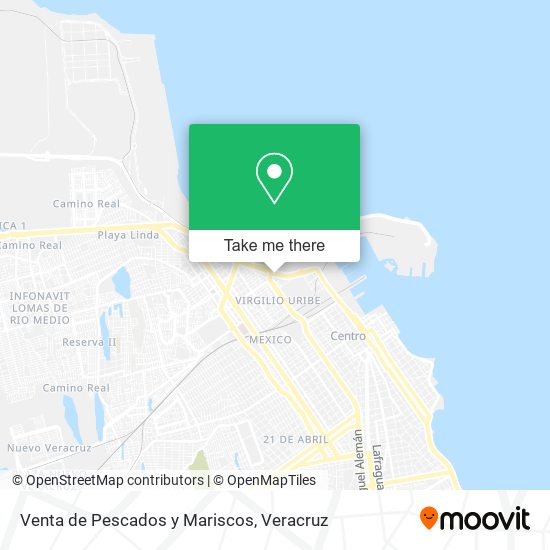 Venta de Pescados y Mariscos map