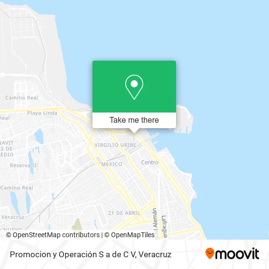 Promocion y Operación S a de C V map