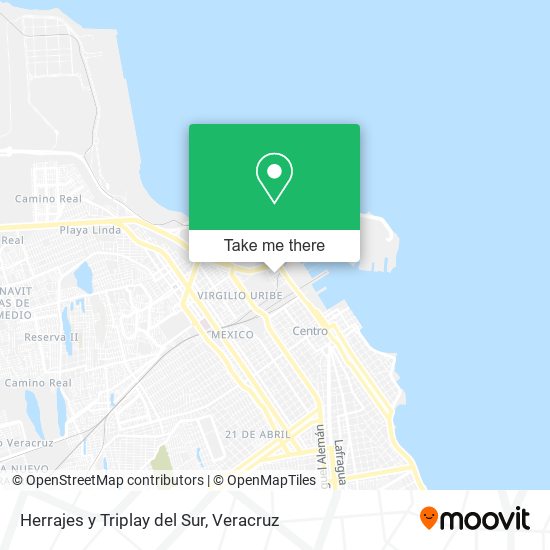 Herrajes y Triplay del Sur map