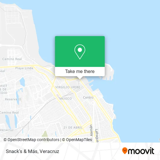 Snack's & Más map