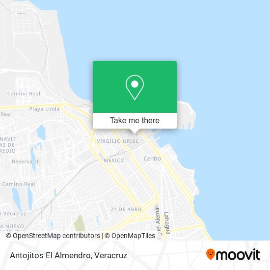 Mapa de Antojitos El Almendro