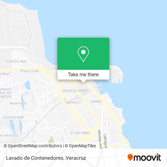 Mapa de Lavado de Contenedores