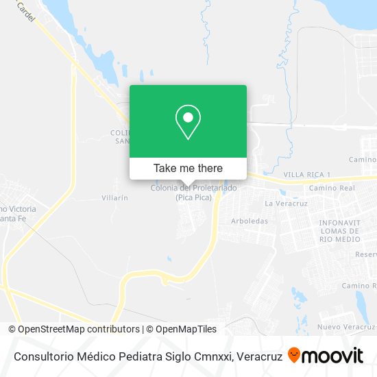 Consultorio Médico Pediatra Siglo Cmnxxi map