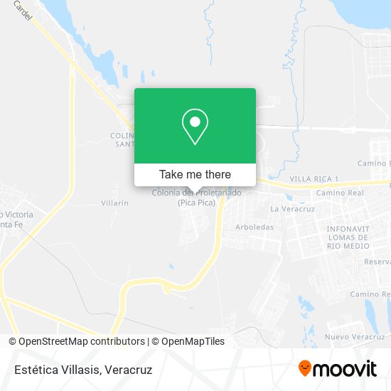 Estética Villasis map