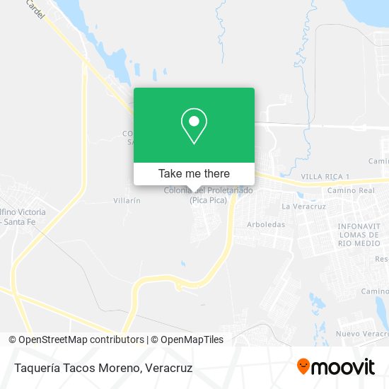Taquería Tacos Moreno map