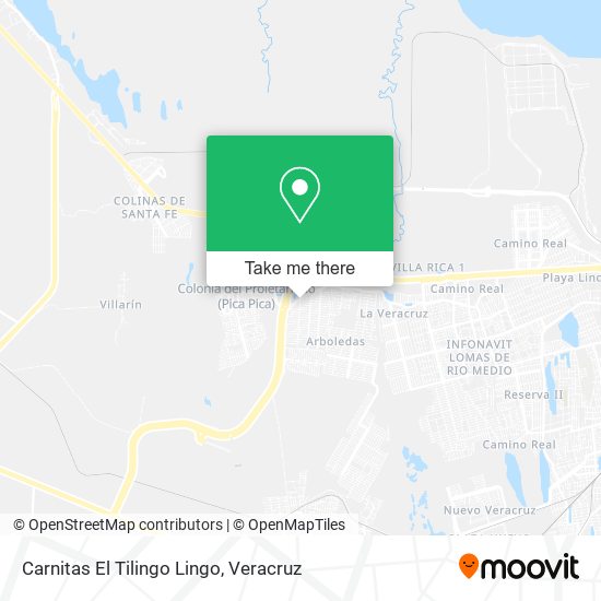 Carnitas El Tilingo Lingo map