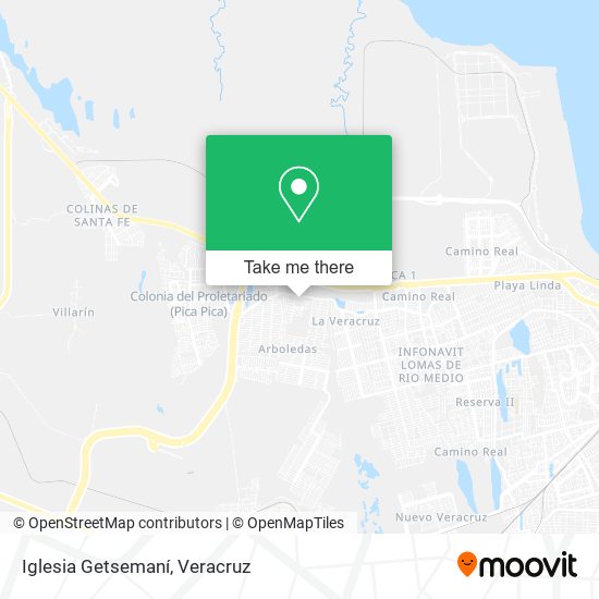 Iglesia Getsemaní map