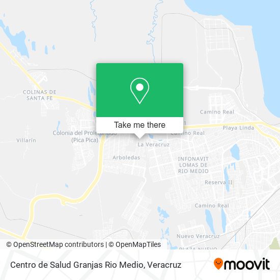 Mapa de Centro de Salud Granjas Rio Medio