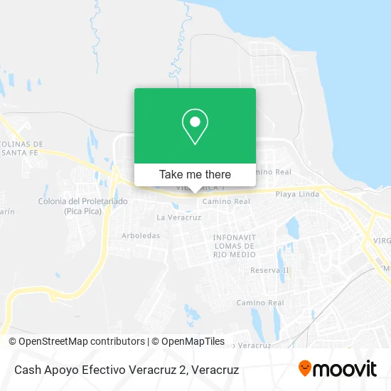 Cash Apoyo Efectivo Veracruz 2 map
