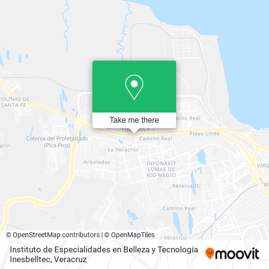Instituto de Especialidades en Belleza y Tecnología Inesbelltec map