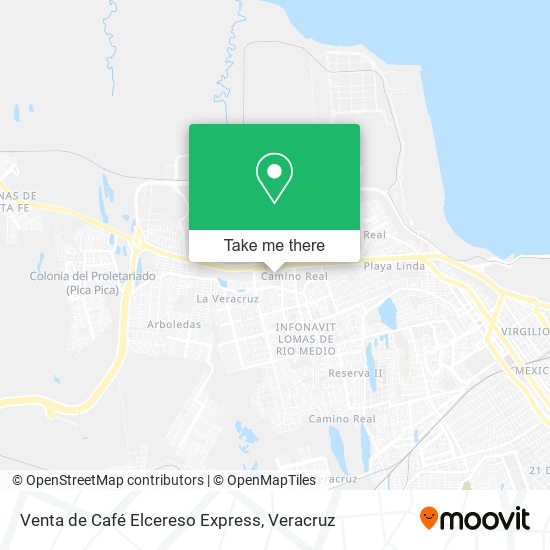 Mapa de Venta de Café Elcereso Express