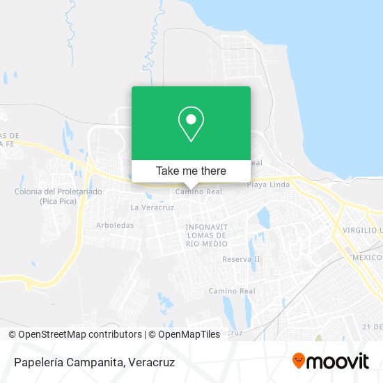 Papelería Campanita map