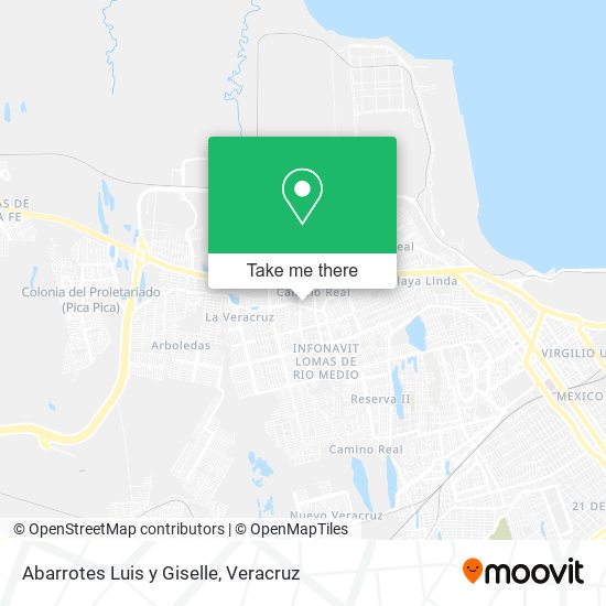 Abarrotes Luis y Giselle map
