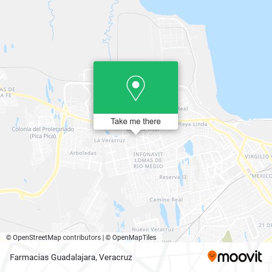 Farmacias Guadalajara map