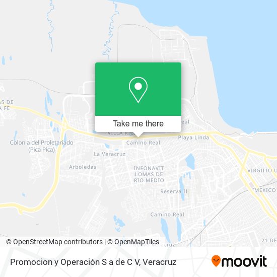Promocion y Operación S a de C V map